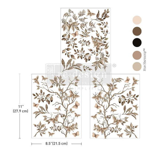 QUIET CONTEMPLATION - Middy Transfers® – 3 sheets, 8.5″x11″
