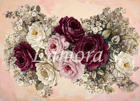 ROSEMONT- LAMORA'S DECOUPAGE TISSUE PAPER - 18LB - 21" BY 29"