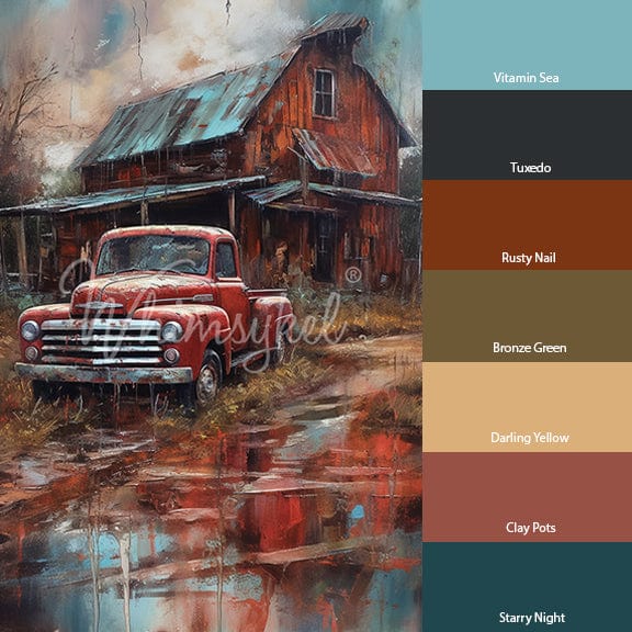 RURAL REFLECTIONS DEOUCOPAGE TISSUE PAPER - 21" BY 29"