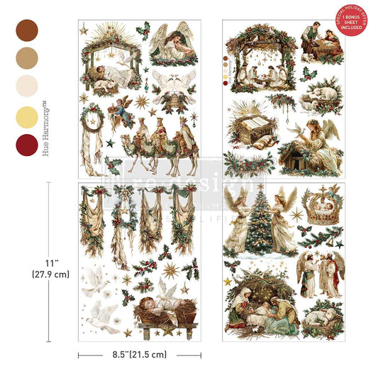 SACRED NIGHT COLLECTION - Middy Transfers®   – 3 sheets + 1 bonus sheet, 8.5″x11″