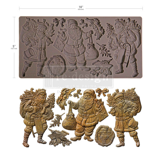 SANTA'S HOLIDAY CHEER - Decor Moulds®  – 1 pc, 5″x10″x8mm