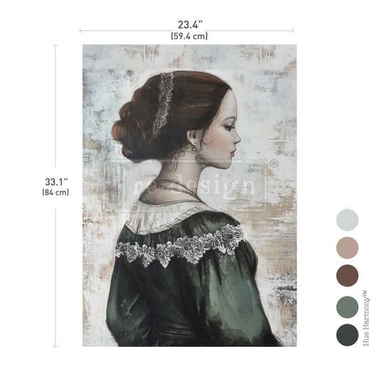 STARLIT PRINCESS – 1 sheet, 23.4″x33.1″ - A1 Decoupage Fiber