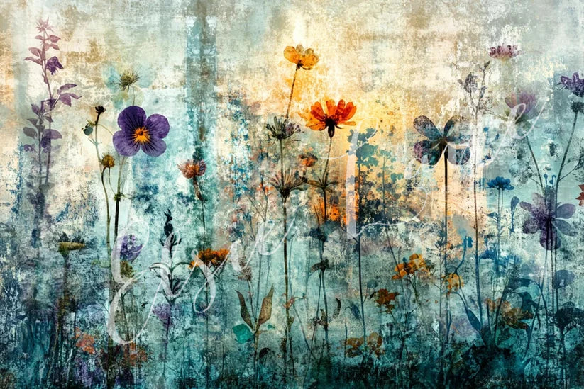 SUNSET CHORUS - ELSIE LANE DECOUPAGE  TISSUE PAPER - 29" BY 21"