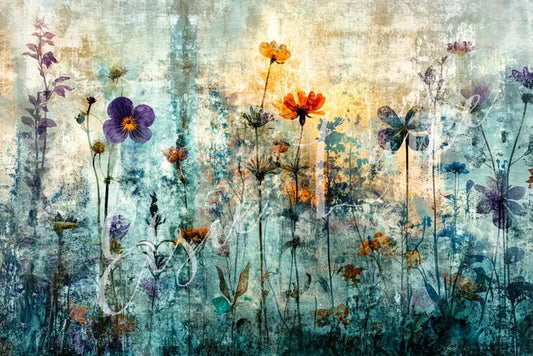 SUNSET CHORUS - ELSIE LANE DECOUPAGE  TISSUE PAPER - 29" BY 21"
