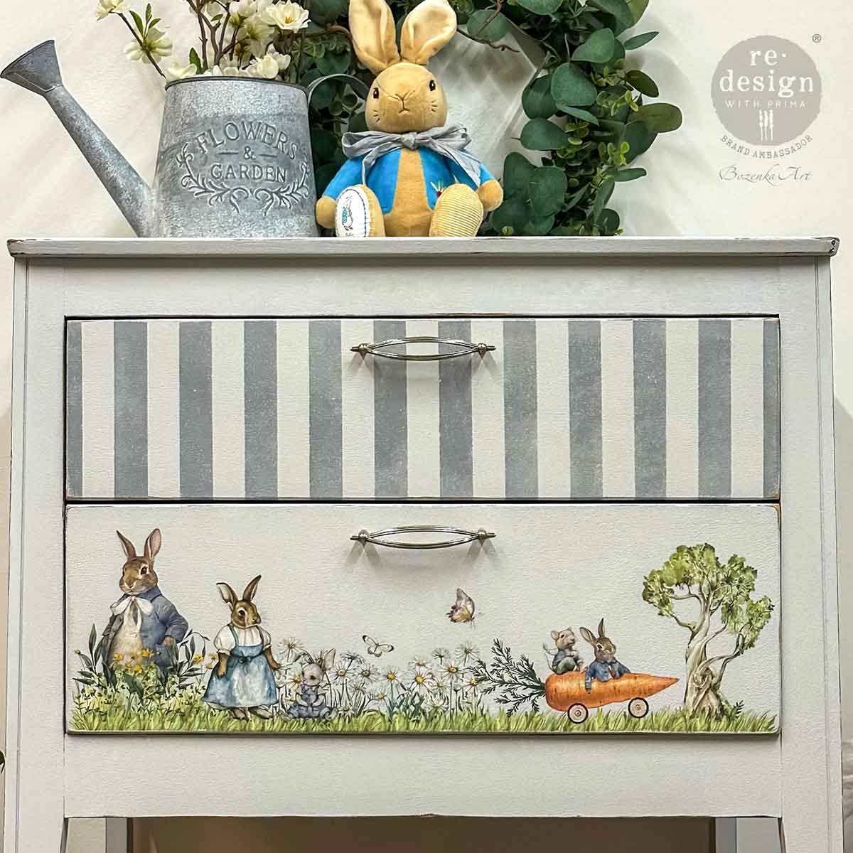BUNNY TRAILS - MIDDY TRANSFER  – 3 SHEETS, 8.5″x11″