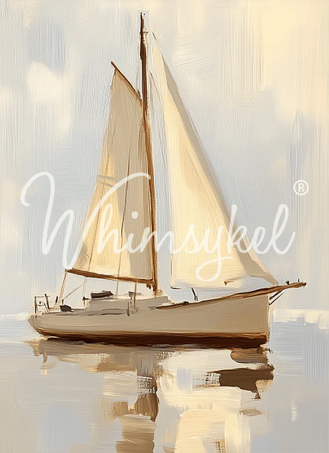 TRANQUIL VOYAGE - WHIMSYKEL DESIGNS - 18LB TISSUE PAPER - 21" BY 29"