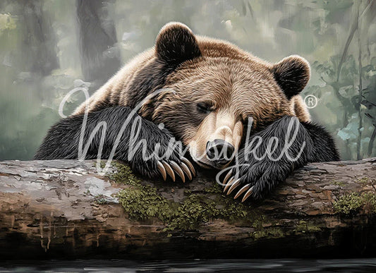 TUCKERED TEDDY - 18 LB decoupage Tissue paper - 29" by 21"