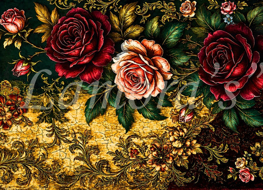 VELVET & ROSE - LAMORA'S DECOUPAGE TISSUE PAPER - 18LB - 21" BY 29"