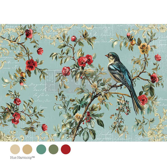THE VELVET NEST - A1 Decoupage Fiber  – 1 sheet, 23.4″x33.1″