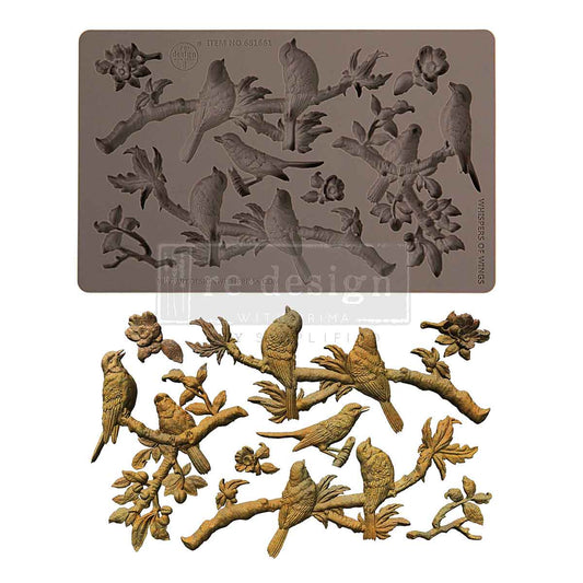 WHISPERS OF WINGS -Decor Moulds® - 1 pc, 5″x8″x8mm