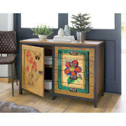 WONDROUS FLORA - REDESIGN WITH PRIMA LARGE TRANSFER - 24' BY 35"