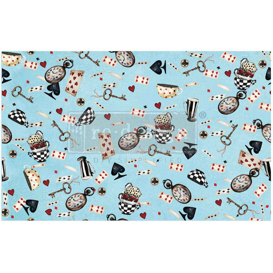 WONDERLAND WHIMSY - REDESIGN DECOR TISSUE PAPER - 1 sheet, 19.5″x30″