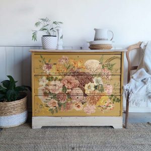 WOODLAND FLORAL - LARGE DECOR TRANSFER - REDESIGN WITH PRIMA