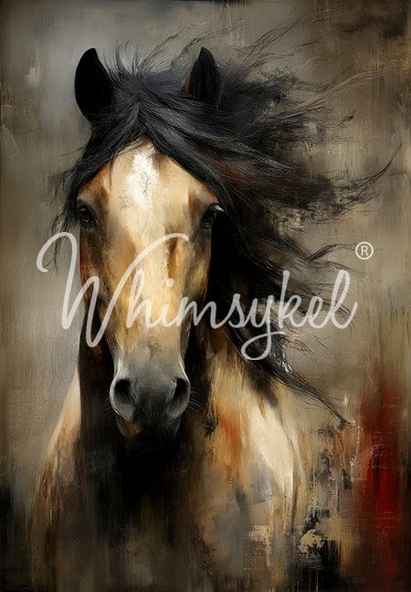 WILD N FREE - DECOUPAGE TISSUE PAPER - WHIMSYKEL DESIGNS - 21" BY 29"