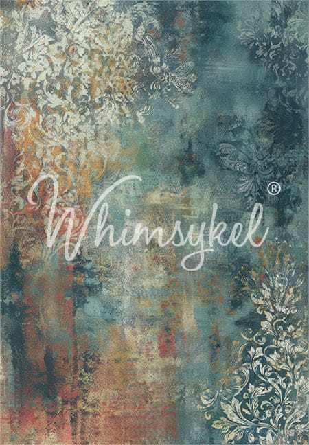 WINTER PATINA - 18LB DECOUPAGE TISSUE PAPER - WHIMSYKEL DESIGNS