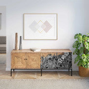 ABSTRACT JUNGLE - LARGE TRANSFER  - Redesign with Prima - 24" by 35"