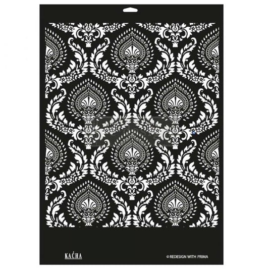 ANISA - DECOR STENCIL KACHA - 18" X 25.5 "Laser Cut on 16 Mil Mylar