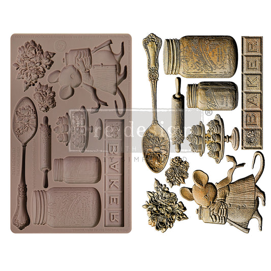 The Home Baker Collection Mould – Baker’s Delight – 1 pc, 5″x8″x8mm
