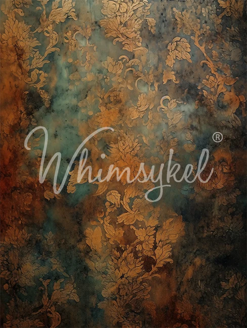 BAROQUE PATINA -  WHIMSYKEL DESIGNS - DECOUPAGE TISSUE PAPER - 21" BY 29"