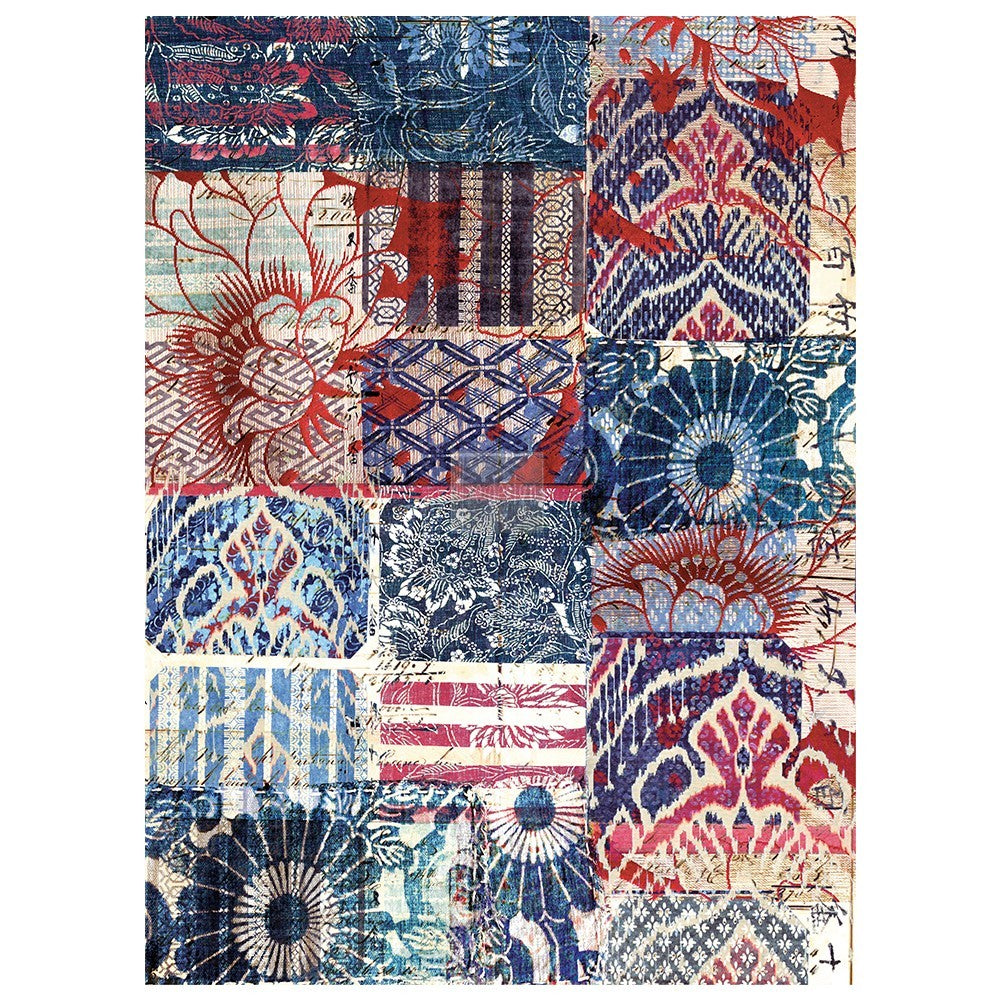 CARAVAN - REDESIGN WITH PRIMA TRANSFER - 24" BY 35"