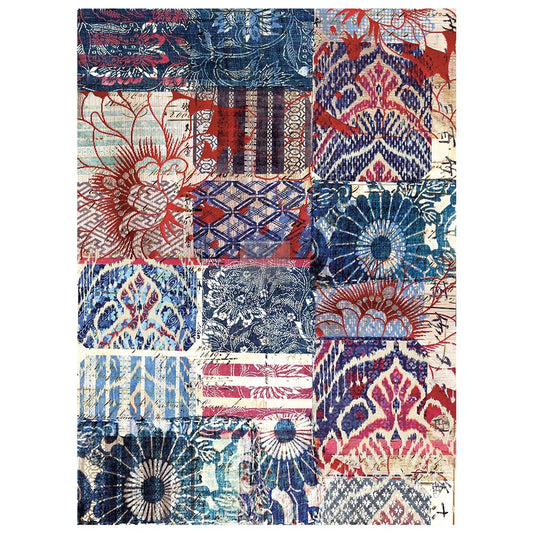CARAVAN - REDESIGN WITH PRIMA TRANSFER - 24" BY 35"