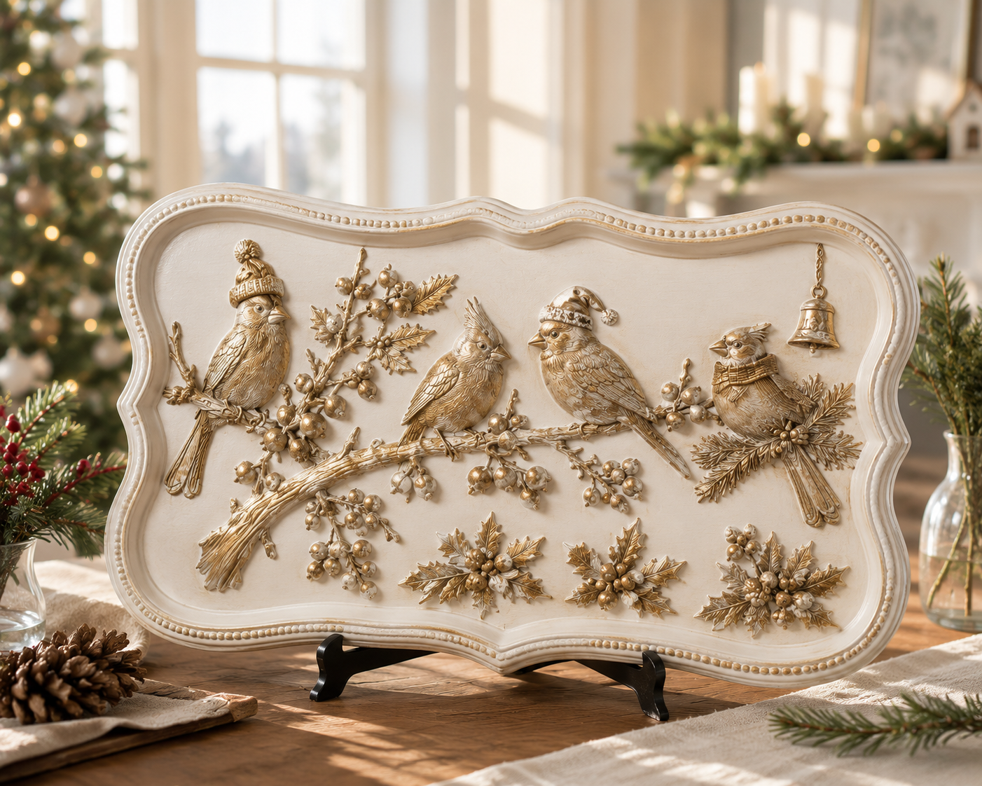 CARDINAL GRACE - Decor Moulds® – 1 pc, 5″x8″x8mm