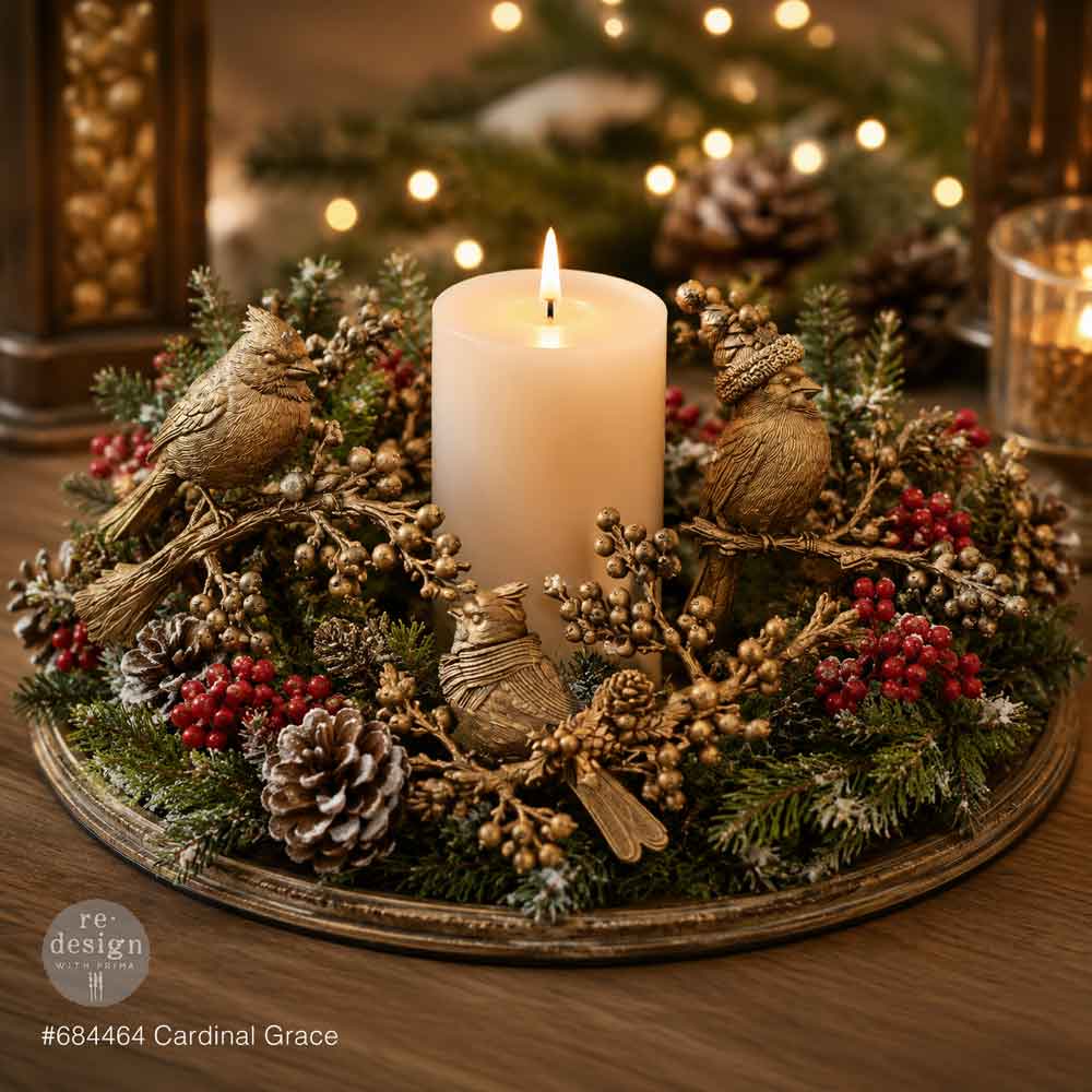 CARDINAL GRACE - Decor Moulds® – 1 pc, 5″x8″x8mm