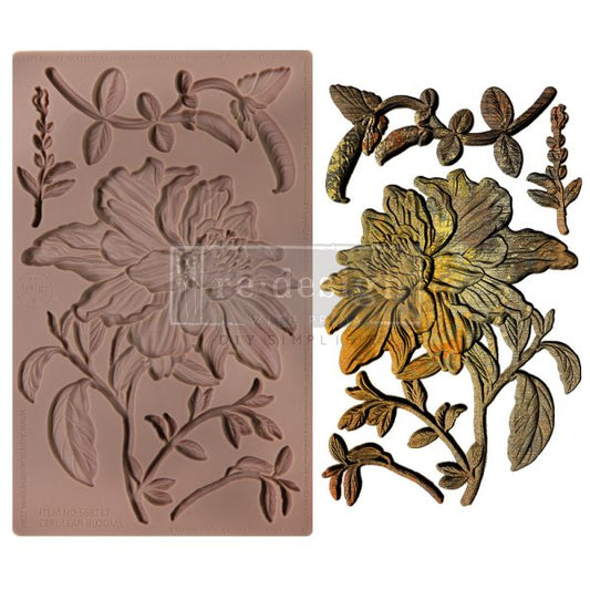 CERULEAN BLOOMS – 1 PC, 5″X8″X8MM - DECOR MOULDS®