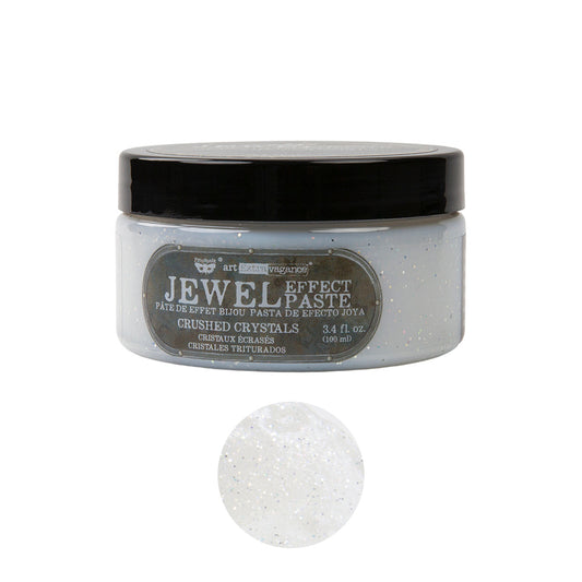 JEWEL TEXTURE PASTE - CRUSHED CRYSTALS - ART EXTRAVAGANCE - 1 JAR, 3.4 oz (100ml)