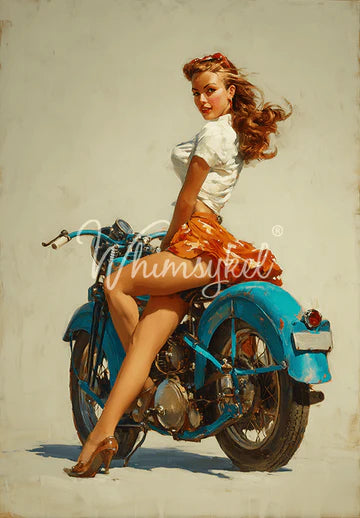 CURVES & CRUISIN - WhimsyKel Designs - 18 lb Decoupage Tissue Paper - 21" x 29"