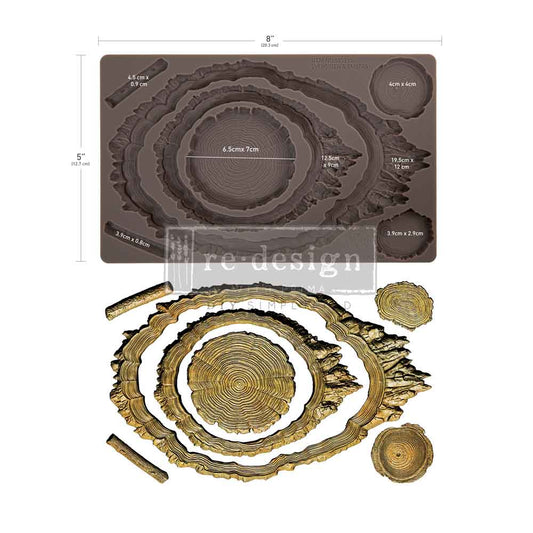 EVERGREEN & EMBERS - Decor Moulds®  – 1 pc, 5″x8″x8mm
