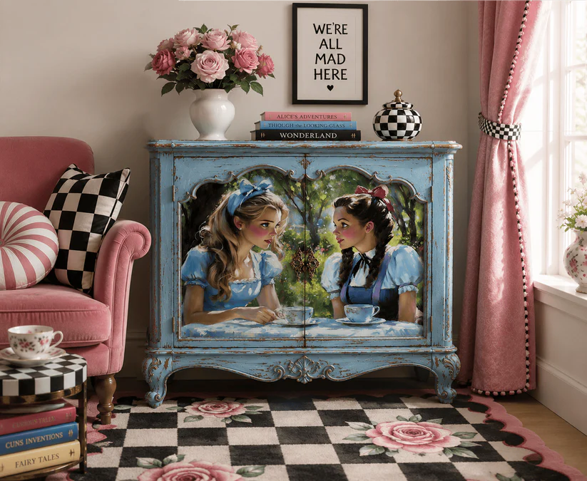 FAIRYTALE PLOTS - WhimysKel Designs - 18 lb Decoupage Tissue Paper - 29" x 21"