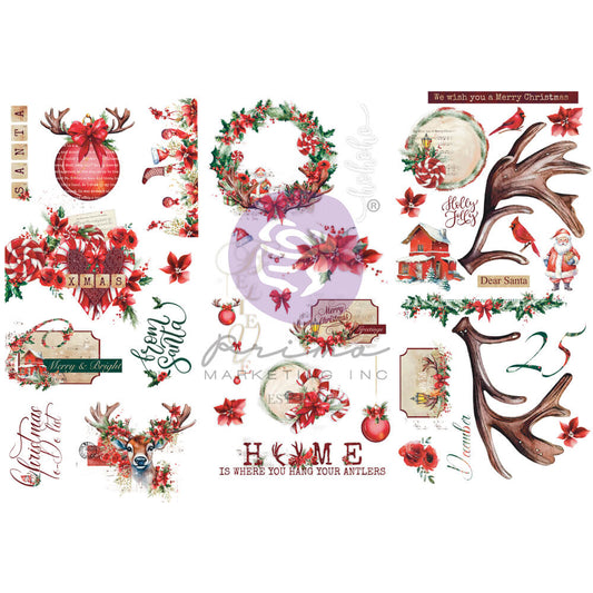 FROM THE NORTH COLLECTION TRANSFERS -  3 sheets, 6″x12″
