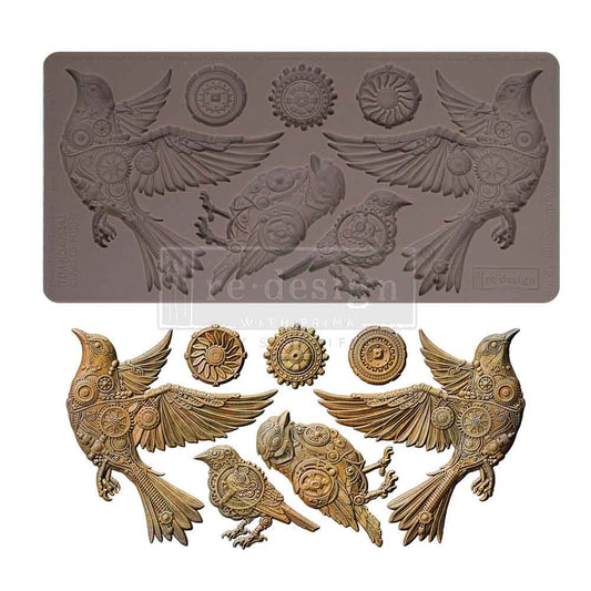 GEARS OF FLIGHT - Decor Moulds® -  1 pc, 5″x10″x8mm