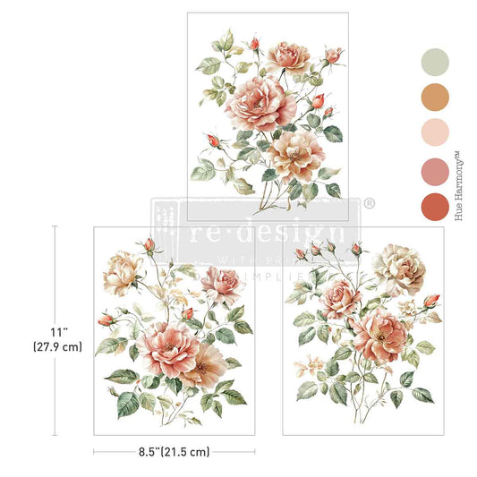 GENTLE SYMPHONY - MIDDY TRANSFERS ® - – 3 sheets, 8.5″x11″
