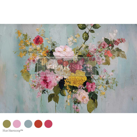IMPASTO INFUSION - Decoupage Fiber - 1 Sheet -19.5" x 30"