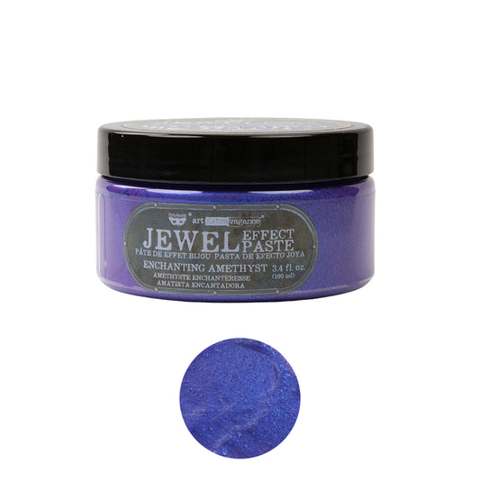 ENCHANTING AMETHYST -JEWEL TEXTURE PASTE - ART EXTRAVAGANCE - 1 JAR, 3.4 oz (100 ml)