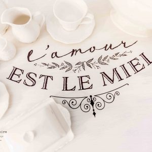 L'AMOUR EST LE MIEL - REDESIGN DÉCOR TRANSFERS® - 26″X 35″