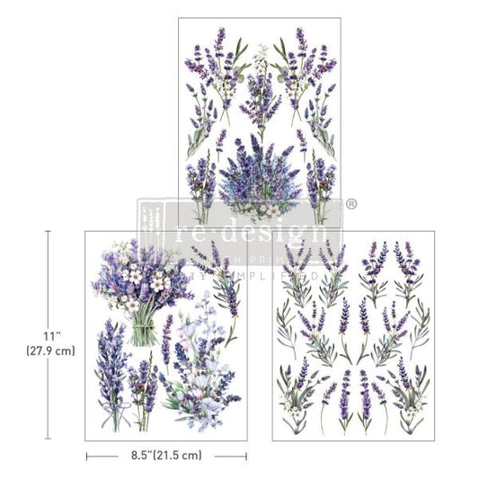 LAVENDER BUNCH – 3 SHEETS, 8.5″X11″ - MIDDY TRANSFERS