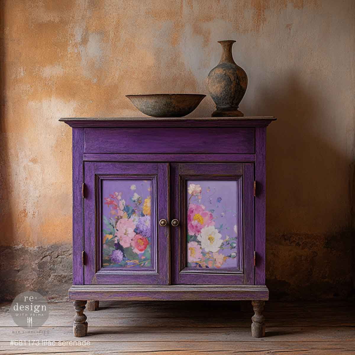 LILAC SERENADE - A3 Decoupage Fiber – 1 sheet, 11.7″x16.5″