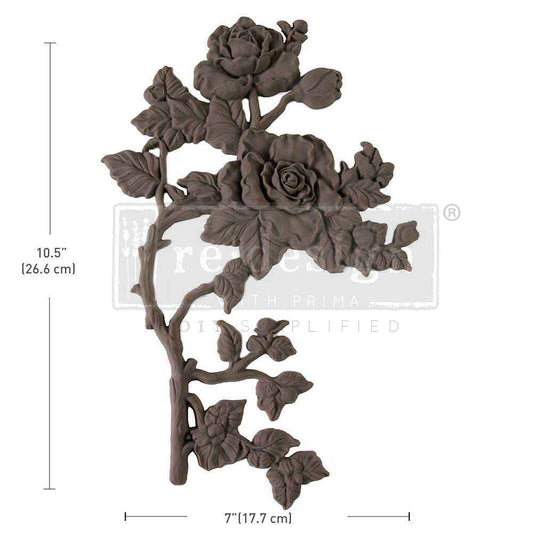 LUSH REVERIE LEFT - DECOR POLY -  10.5″x7″x0.5″ (26.7cmx17.8cmx1.3cm)