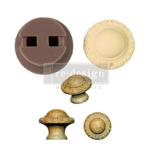 LUXE ORNATE – 1 KNOB SET, INCLUDES HARDWARE - CECE KNOB MOULD