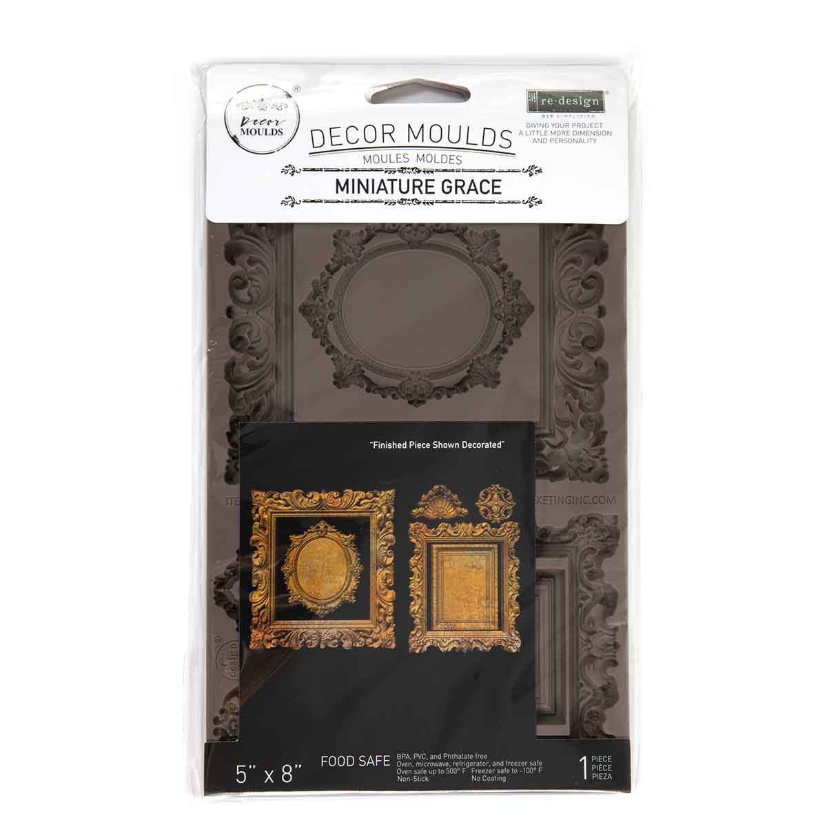 Miniature Grace – 1 pc, 5″x8″x8mm - Decor Moulds®
