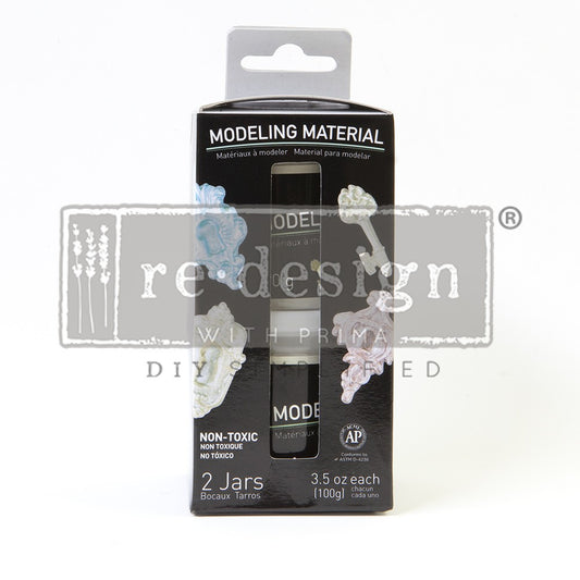 MODELING MATERIAL JAR - set of 2 /box. 3.5 oz. each