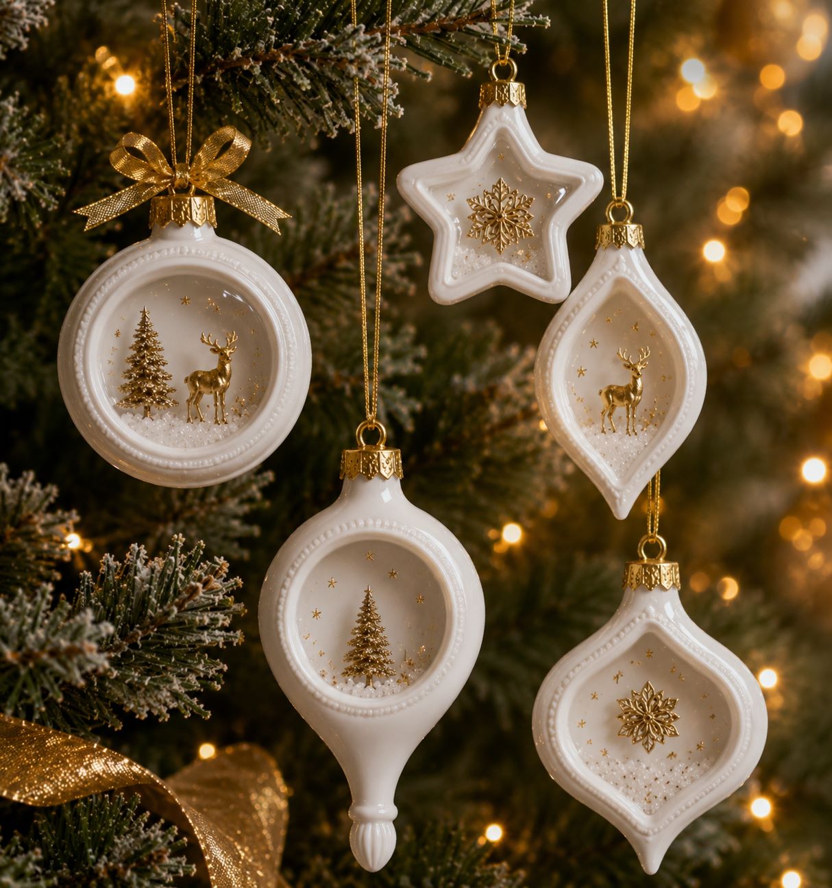 NOEL ELEGANCE - Decor Moulds® – 1 pc, 5″x10″x12mm