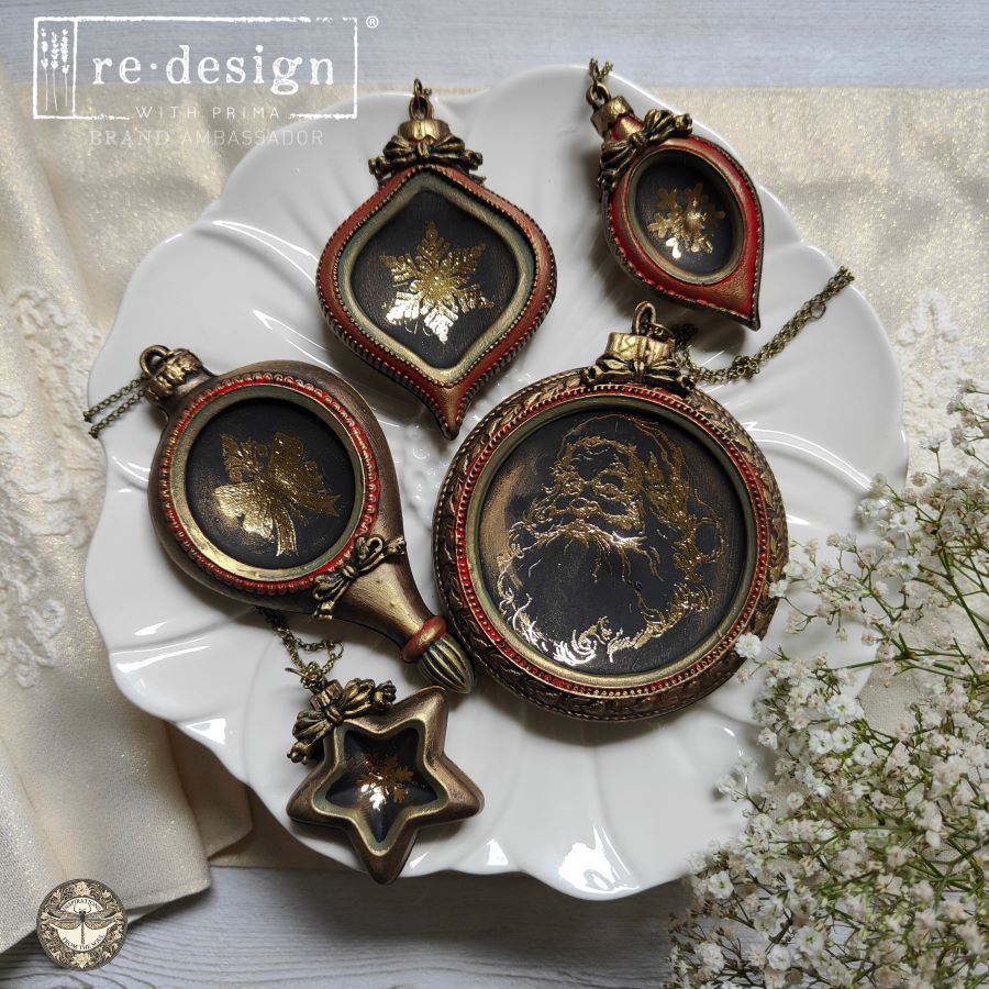 NOEL ELEGANCE - Decor Moulds® – 1 pc, 5″x10″x12mm