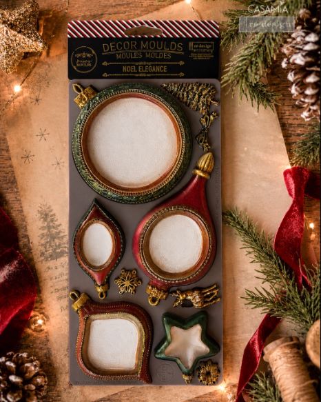 NOEL ELEGANCE - Decor Moulds® – 1 pc, 5″x10″x12mm