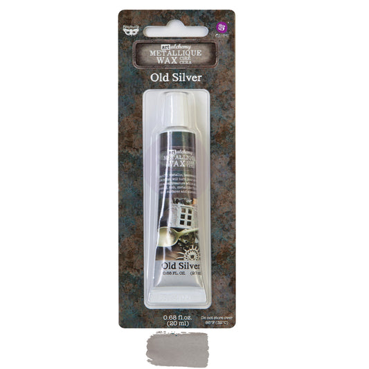 OLD SILVER WAX - Art Alchemy - Metallique Wax - .68 oz ( 20ml)