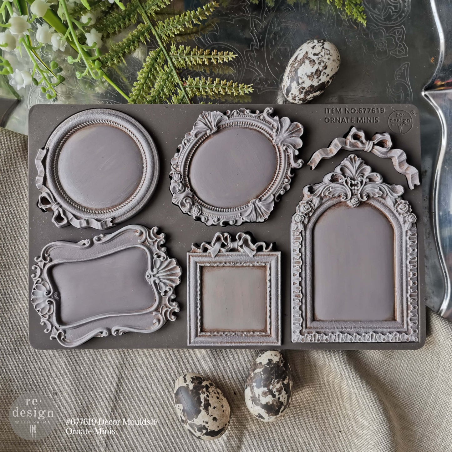 ORNATE MINIS - Decor Moulds® – 1 pc, 5″x8″x8mm
