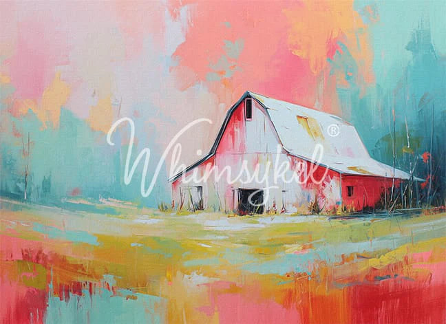 PAINTED PASTURE - 18lb Decoupage Tissue Paper - WhimsyKel Designs - 29" by 21"